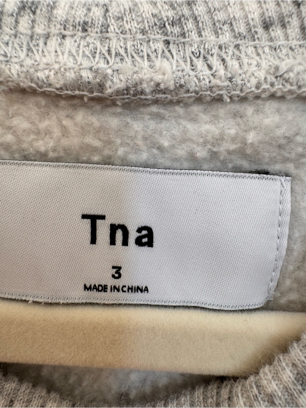 Aritzia TNA heather grey mock neck pullover - Picture 4 of 9